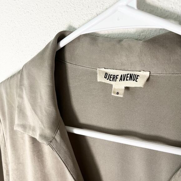 Djerf Avenue Occasion Top in Rain Long Sleeve // Size Small - Picture 4 of 7